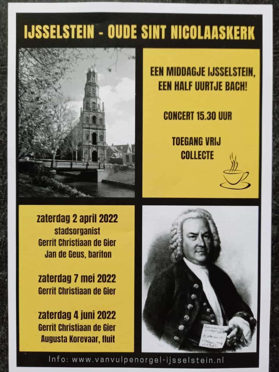 2022 04 02 Poster Bach Oude Nicolaaskerk