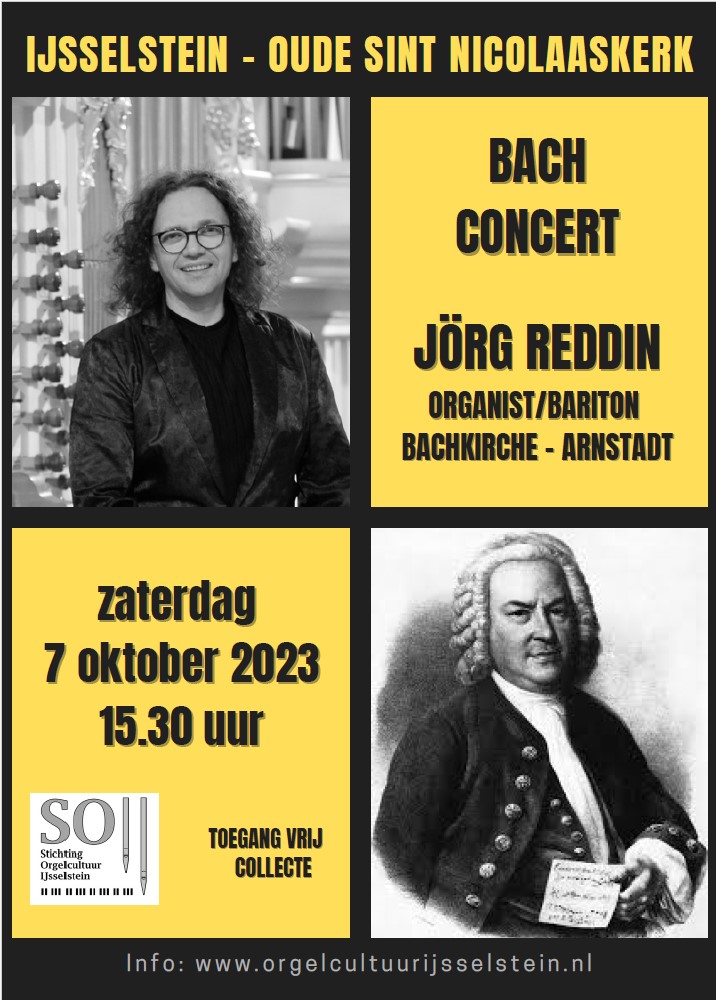 2023 10 07 Poster Bachconcert Jorg Reddin